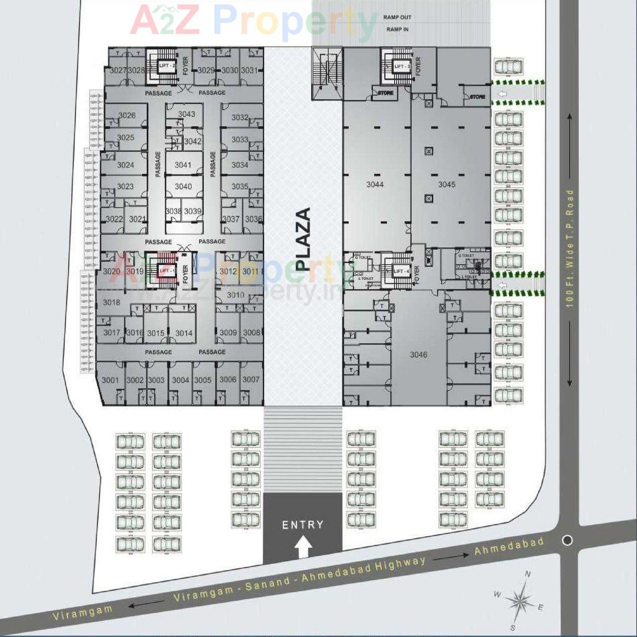 0007 of real estate project Prerna Aartika located at Makarba, Ahmedabad, Gujarat