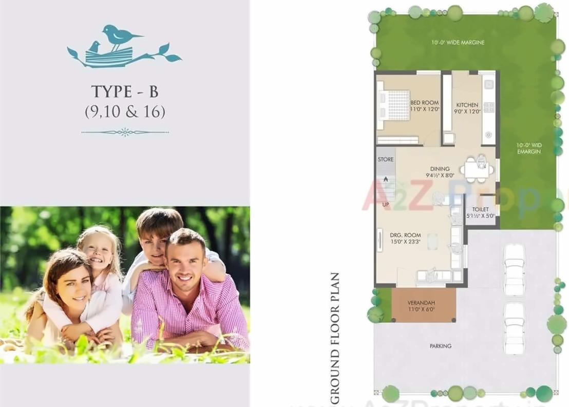 Layout of real estate project Pride Heritage located at Khodiyar, Ahmedabad, Gujarat