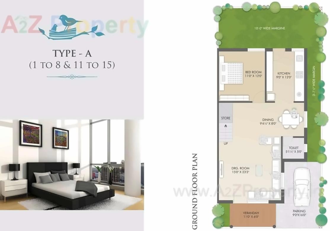 Layout of real estate project Pride Heritage located at Khodiyar, Ahmedabad, Gujarat