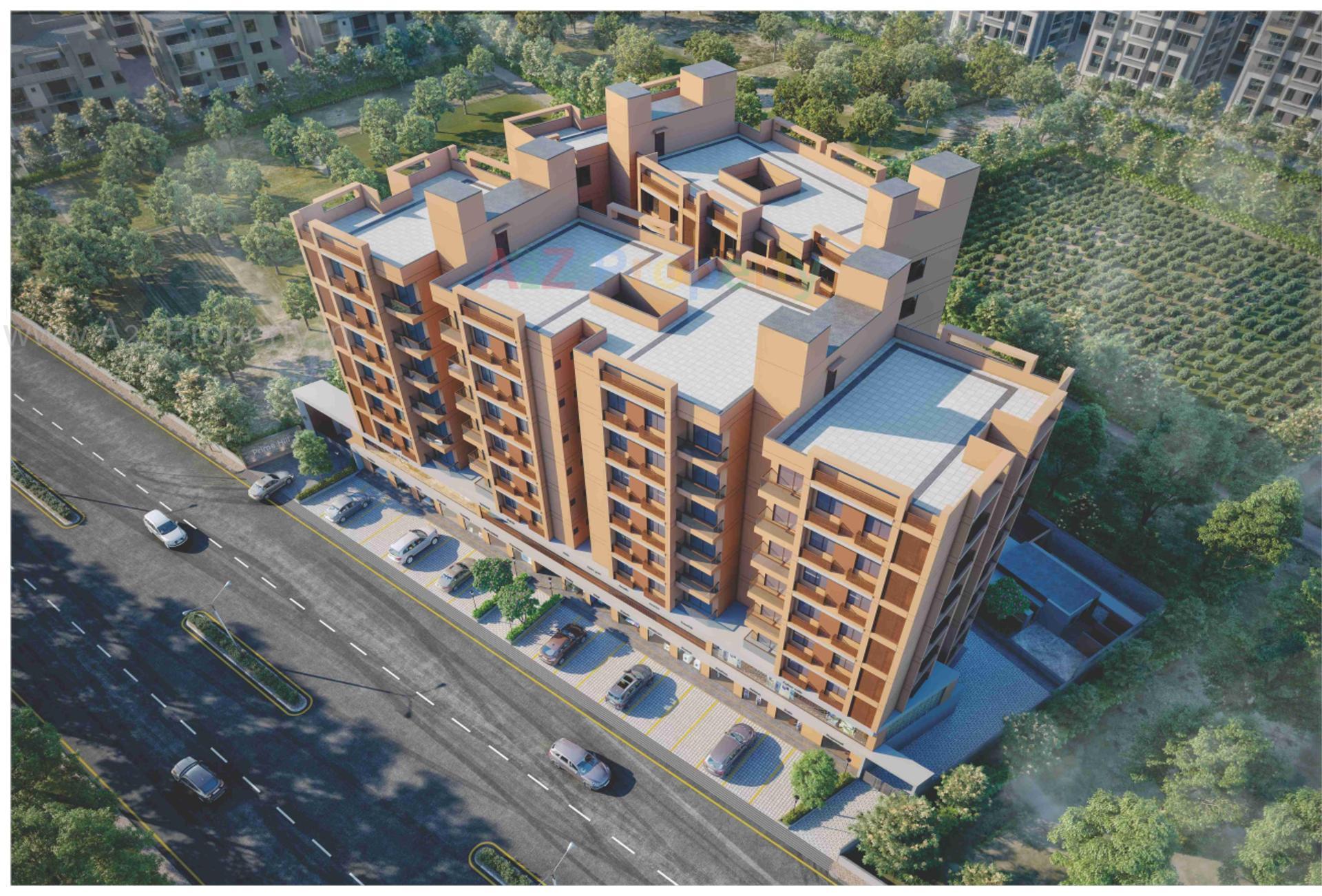 3D Elevation of real estate project Prime Hill located at Ahmedabad, Ahmedabad, Gujarat