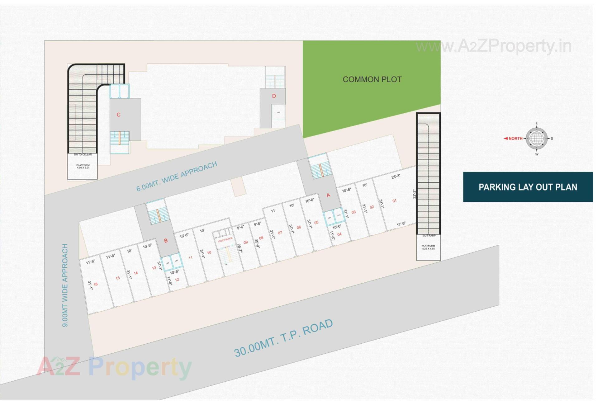 Layout of real estate project Prime Hill located at Ahmedabad, Ahmedabad, Gujarat