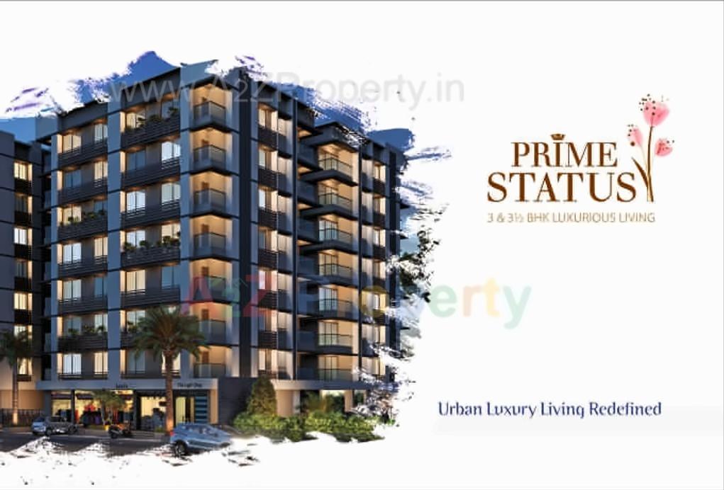 3D Elevation of real estate project Prime Status located at Sarkhej, Ahmedabad, Gujarat