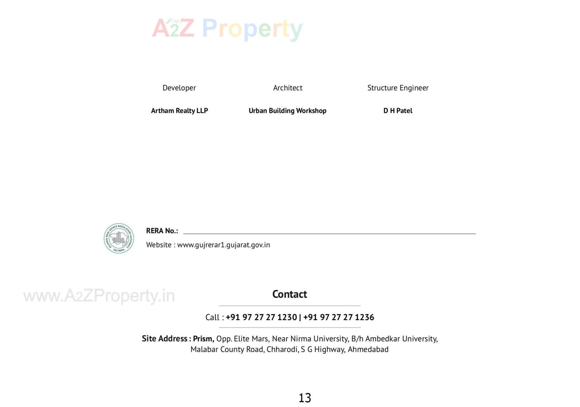  of real estate project Prism located at Chharodi, Ahmedabad, Gujarat