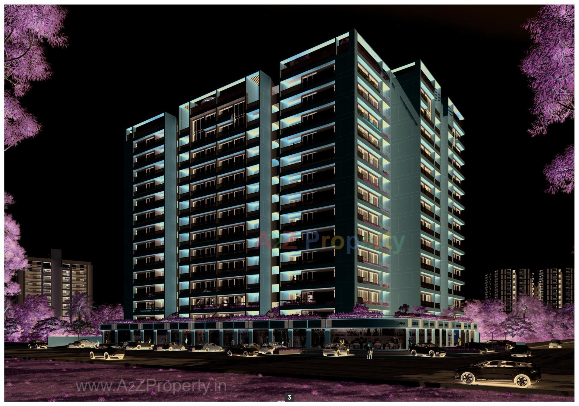 3D Elevation of real estate project Prism located at Chharodi, Ahmedabad, Gujarat