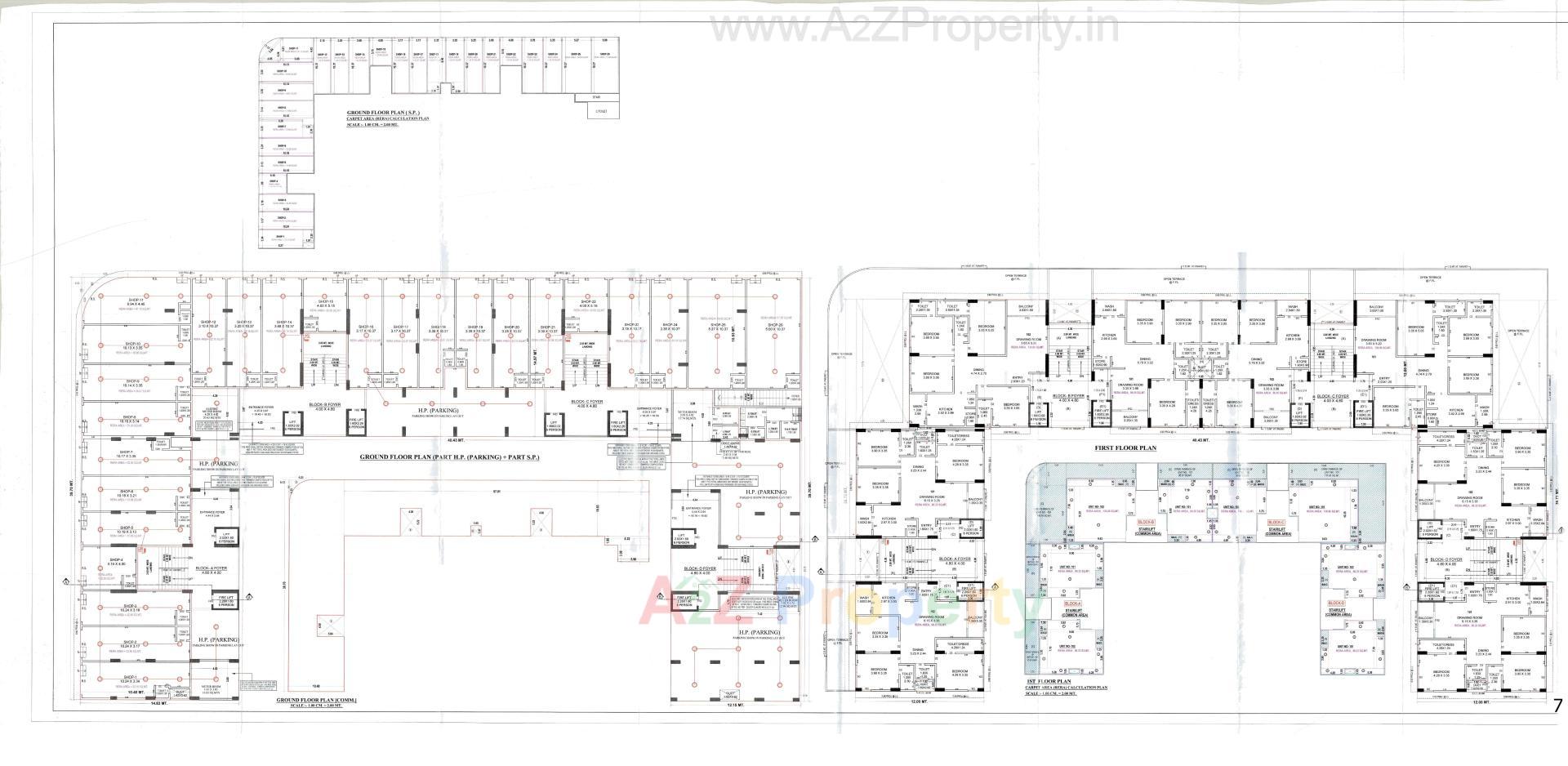 Layout of real estate project Prism located at Chharodi, Ahmedabad, Gujarat