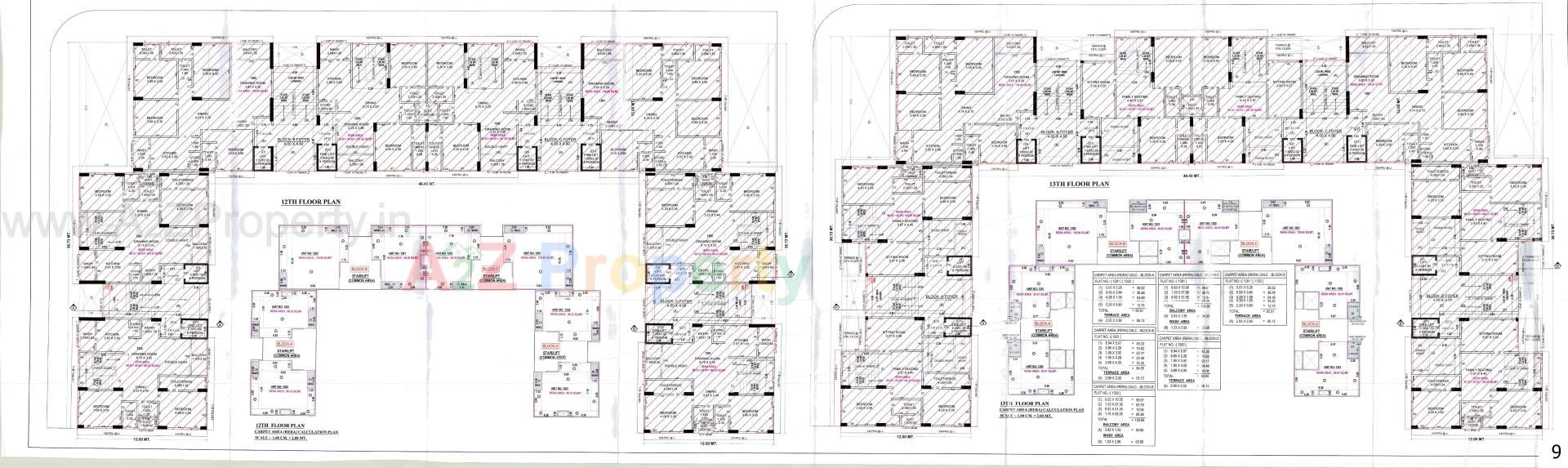 Layout of real estate project Prism located at Chharodi, Ahmedabad, Gujarat
