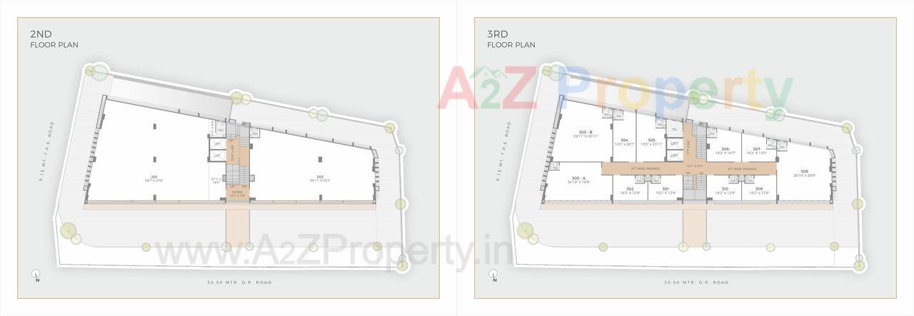 0007 of real estate project Priviera located at Paldi, Ahmedabad, Gujarat