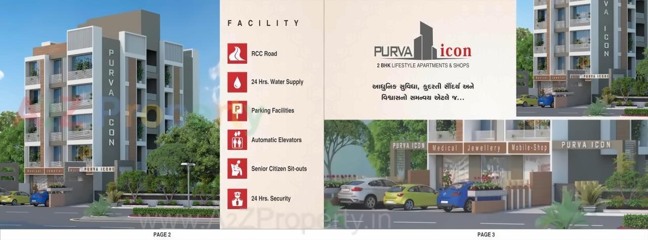  of real estate project Purva Icon located at Bopal, Ahmedabad, Gujarat