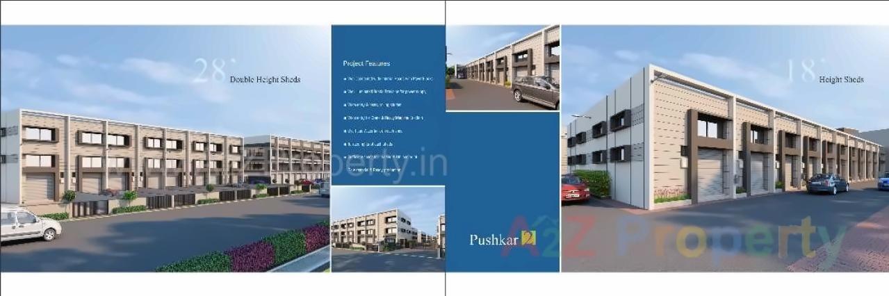 3D Elevation of real estate project Pushkar located at Vatva, Ahmedabad, Gujarat