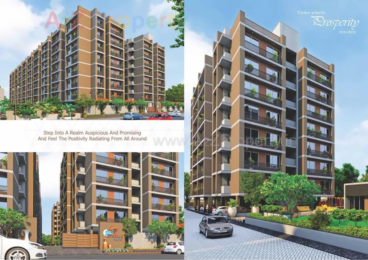 3D Elevation of real estate project Pushkar Elegance located at Isanpur, Ahmedabad, Gujarat