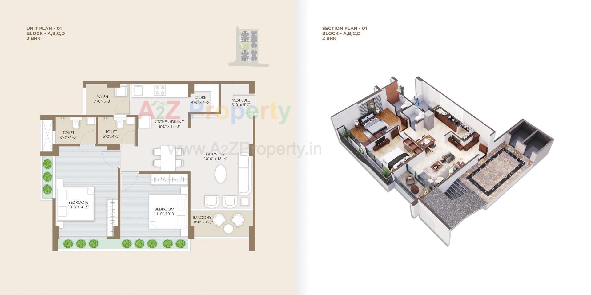 Layout of real estate project Pushkar Gold located at Vatva, Ahmedabad, Gujarat