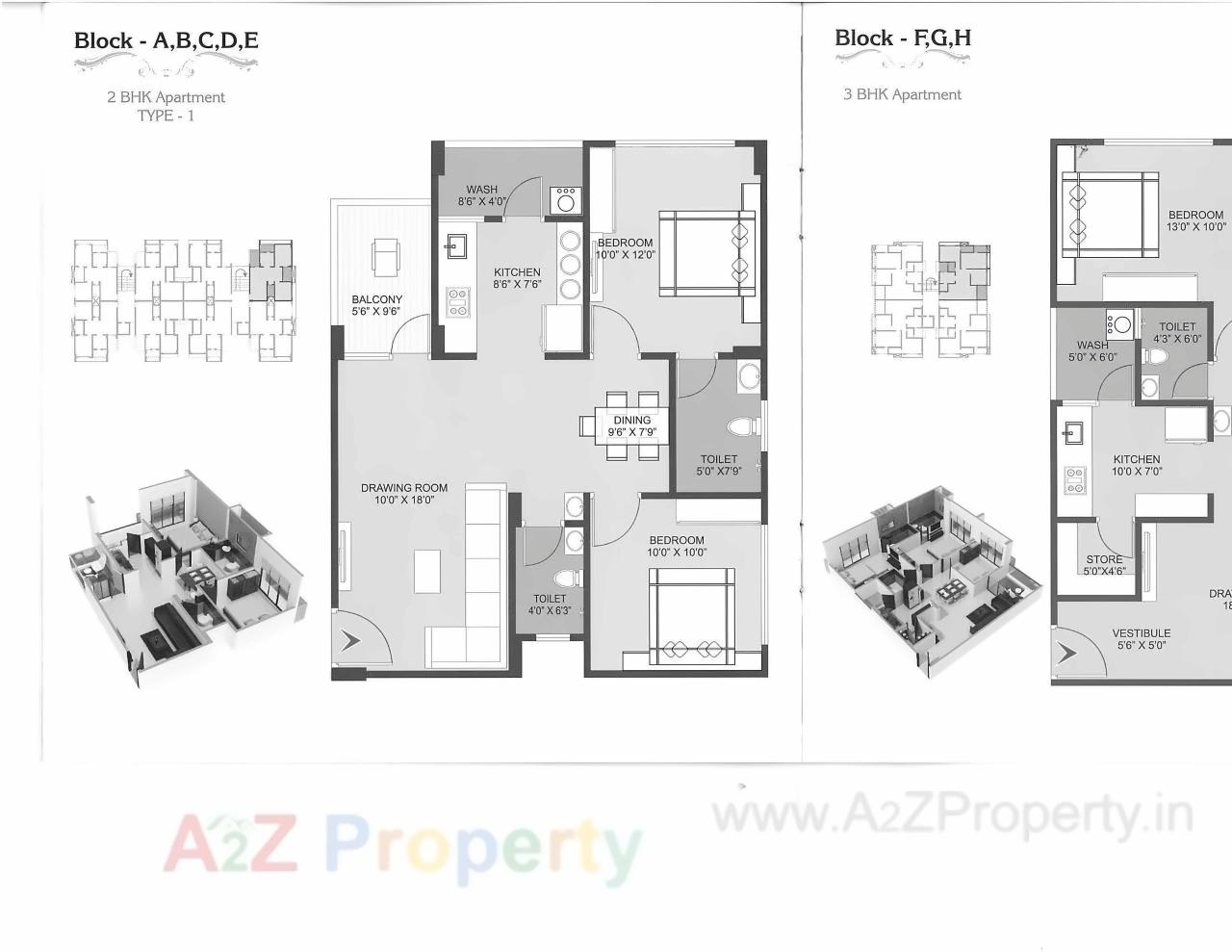 Layout of real estate project Pushkar Hill located at Khokhara, Ahmedabad, Gujarat