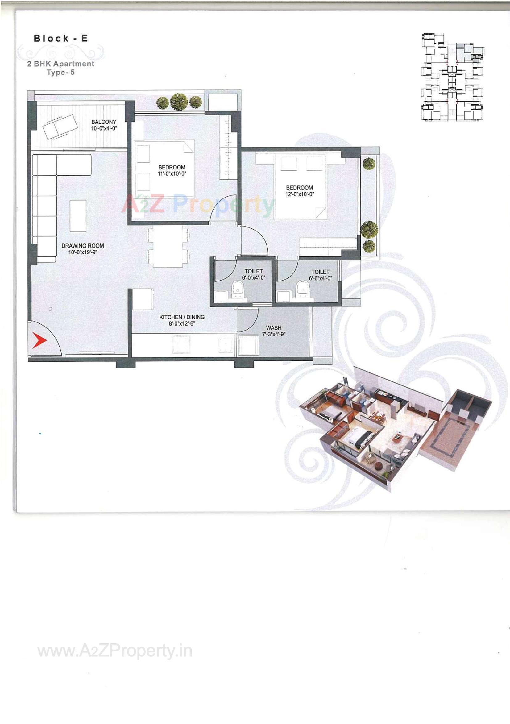 Layout of real estate project Pushkar Hill located at Hathijan, Ahmedabad, Gujarat