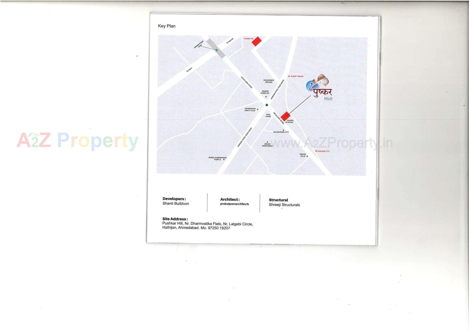  of real estate project Pushkar Hill located at Hathijan, Ahmedabad, Gujarat