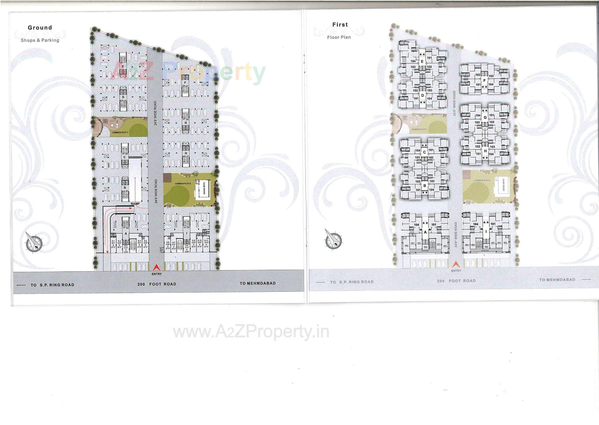  of real estate project Pushkar Hill located at Hathijan, Ahmedabad, Gujarat