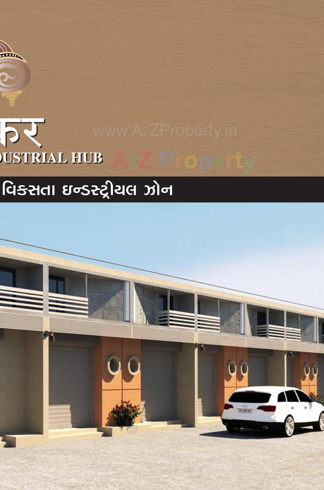 3D Elevation of real estate project Pushkar Industrial Hub located at Vatva, Ahmedabad, Gujarat