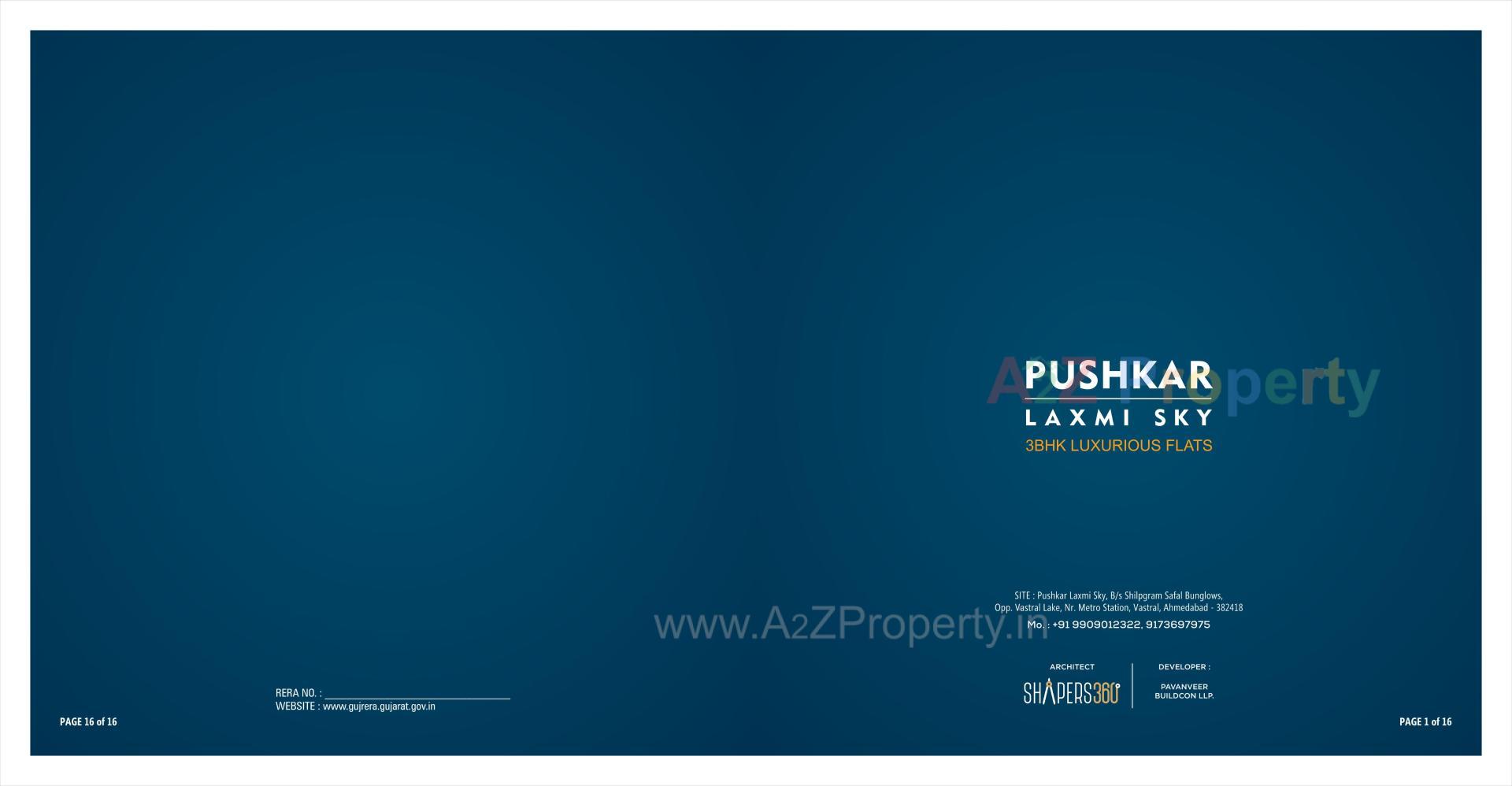  of real estate project Pushkar Laxmi Sky located at Vastral, Ahmedabad, Gujarat