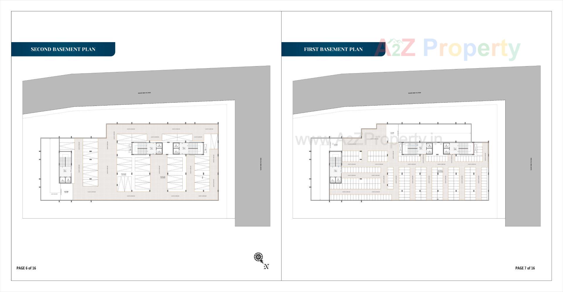 Layout of real estate project Pushkar Laxmi Sky located at Vastral, Ahmedabad, Gujarat