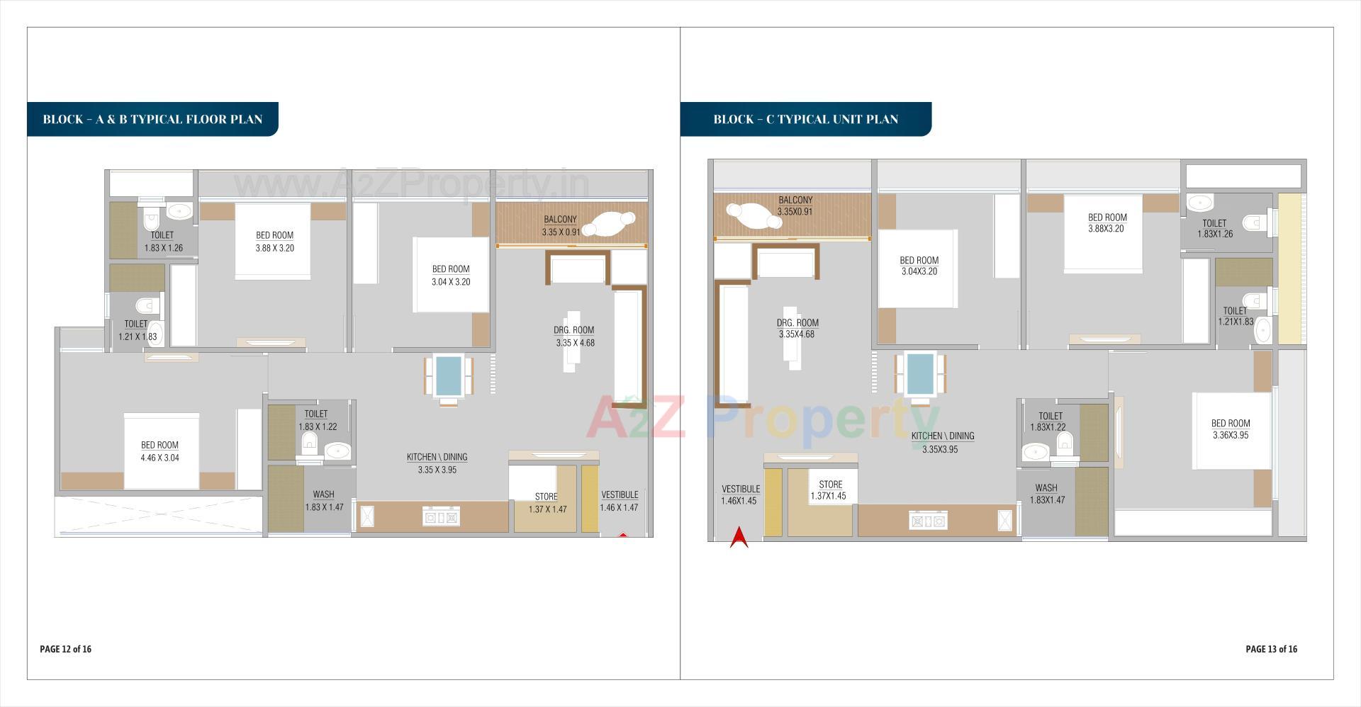 Layout of real estate project Pushkar Laxmi Sky located at Vastral, Ahmedabad, Gujarat