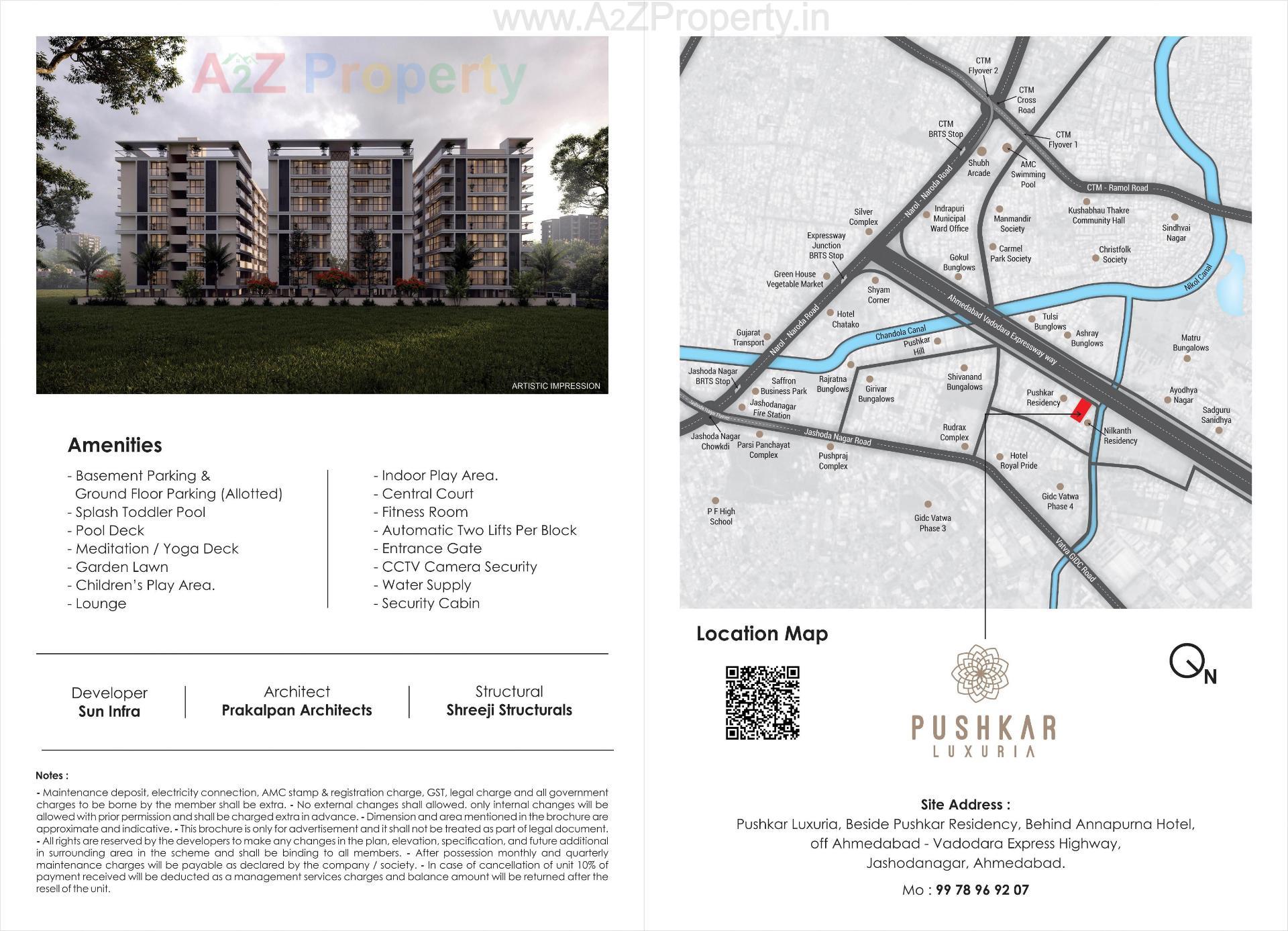  of real estate project Pushkar Luxuria located at Ahmedabad, Ahmedabad, Gujarat