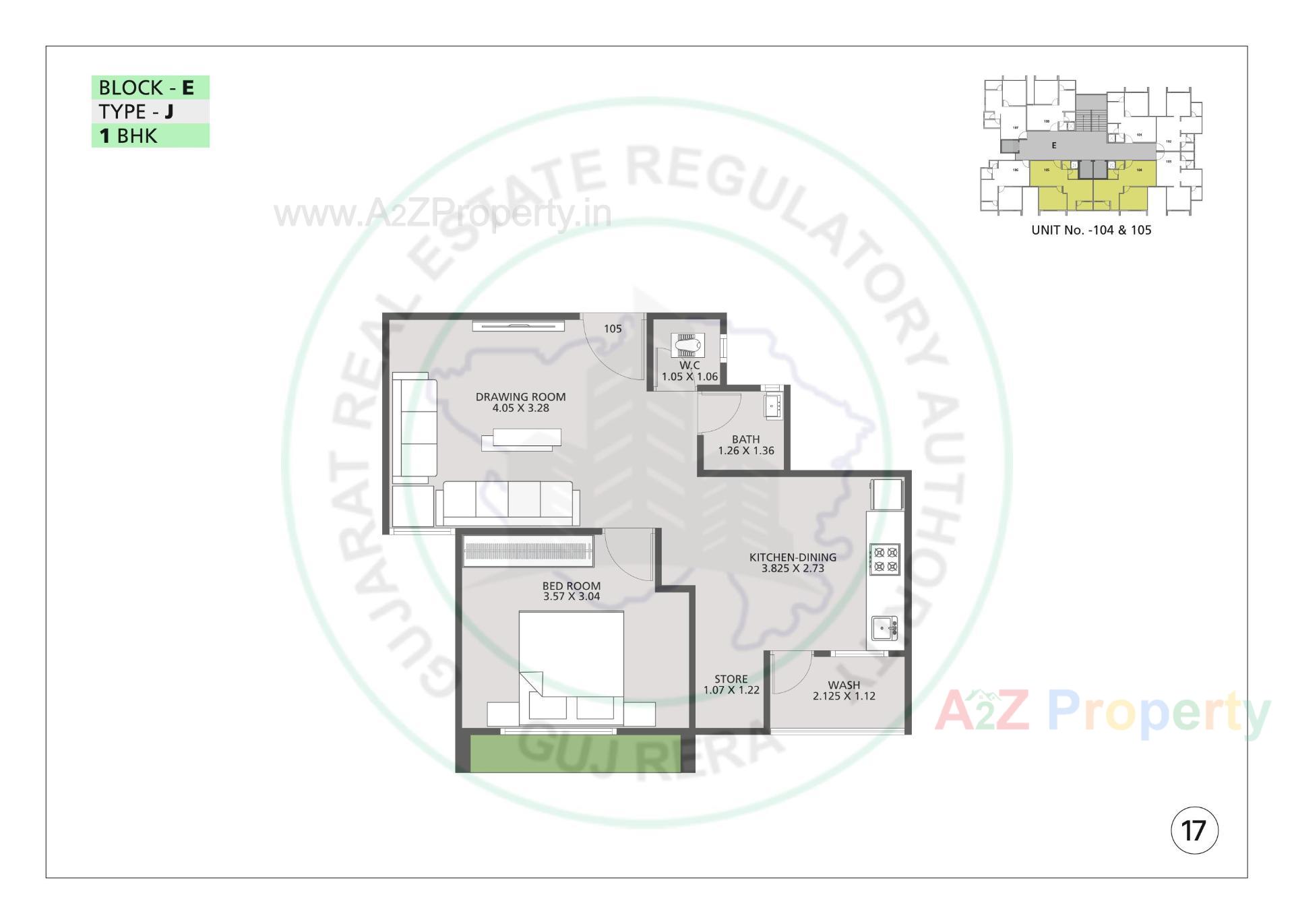 Layout of real estate project Pushpak located at Odhav, Ahmedabad, Gujarat