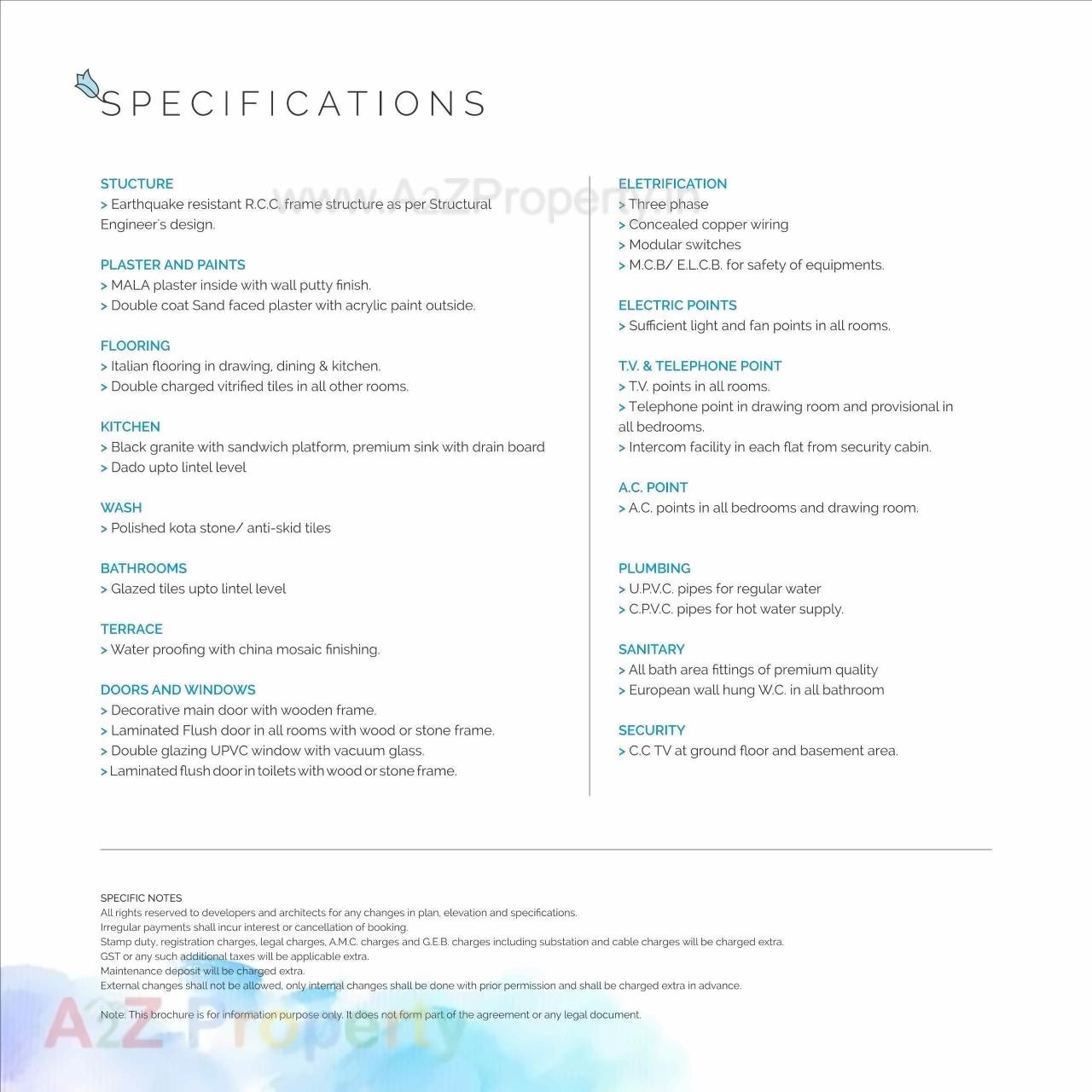 Project Specifications
