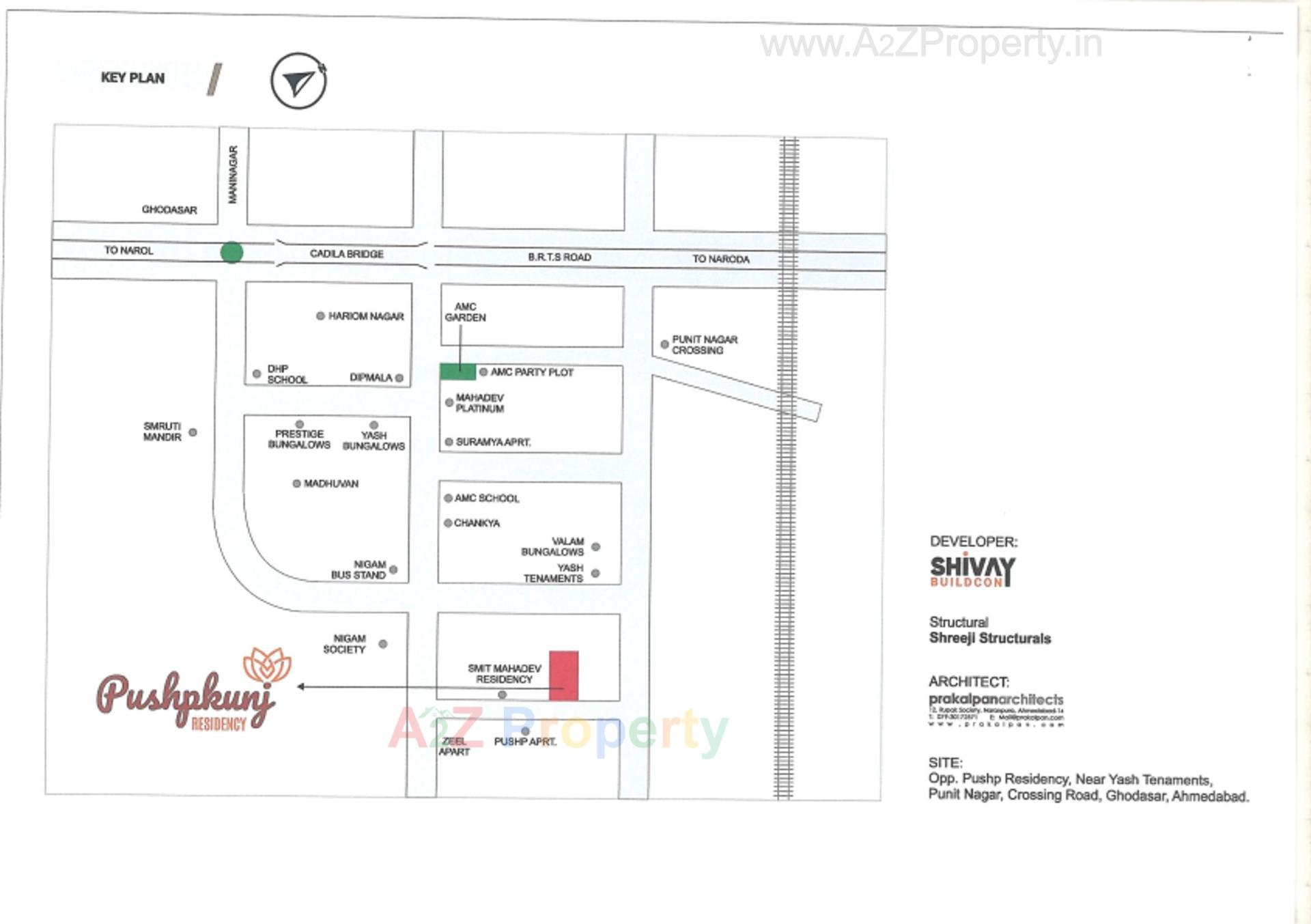  of real estate project Pushpkunj Residency located at Vatva, Ahmedabad, Gujarat