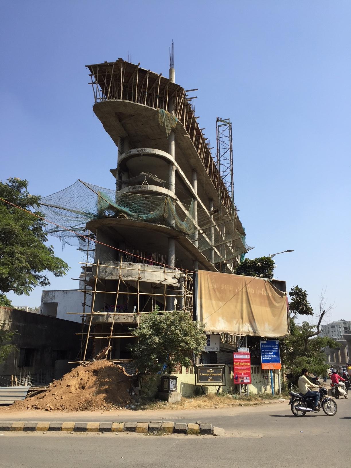 69183_const of real estate project Pushti Crossroads located at Memnagar, Ahmedabad, Gujarat