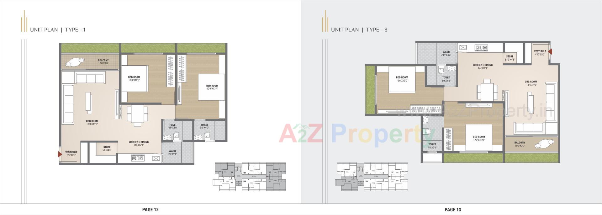 Layout of real estate project Pushti Skyline located at Kathwada, Ahmedabad, Gujarat