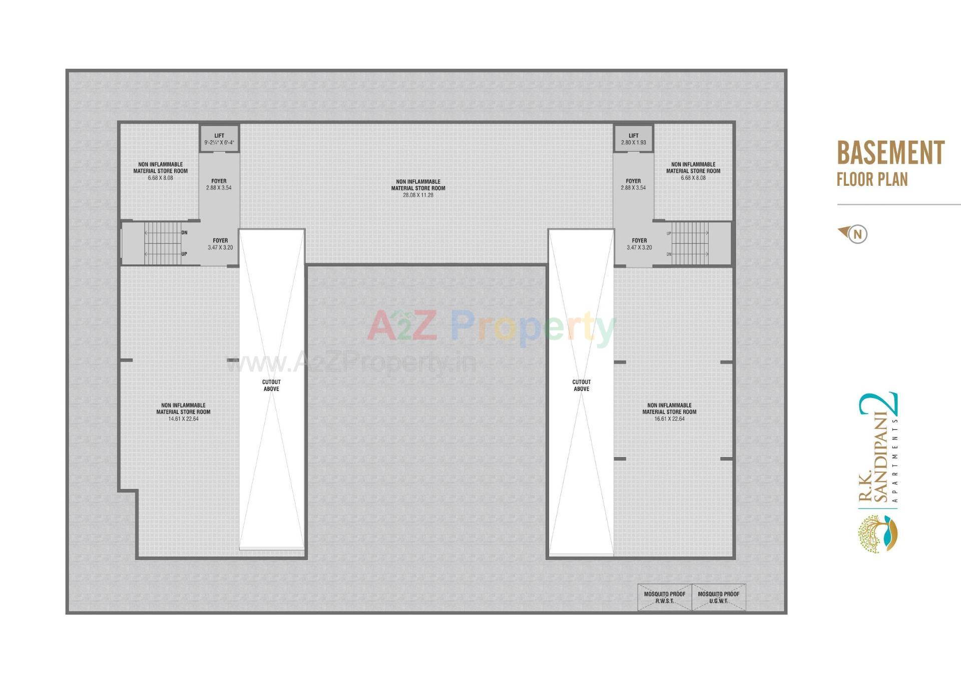 Layout of real estate project R K Sandipani located at Ahmedabad, Ahmedabad, Gujarat