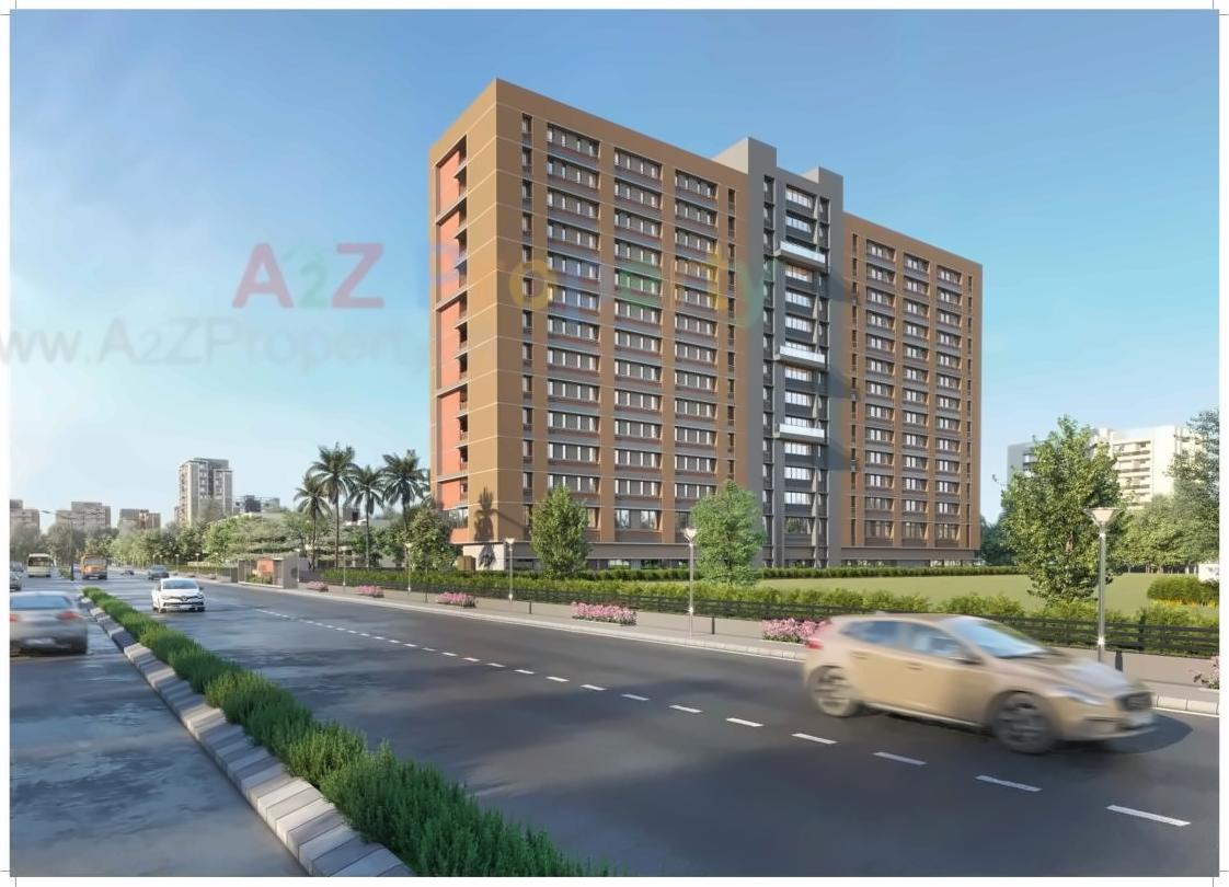 3D Elevation of real estate project R K Sandipani located at Shilaj, Ahmedabad, Gujarat