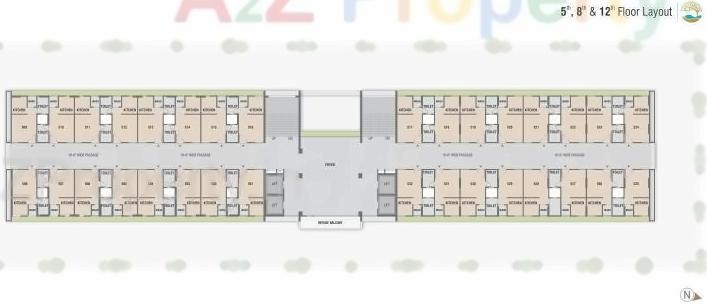 Layout of real estate project R K Sandipani located at Shilaj, Ahmedabad, Gujarat