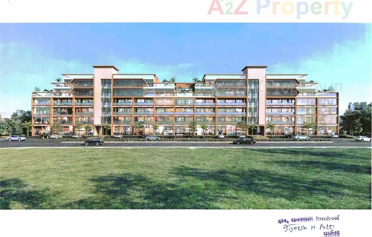 3D Elevation of real estate project R M Arcade located at Vastral, Ahmedabad, Gujarat