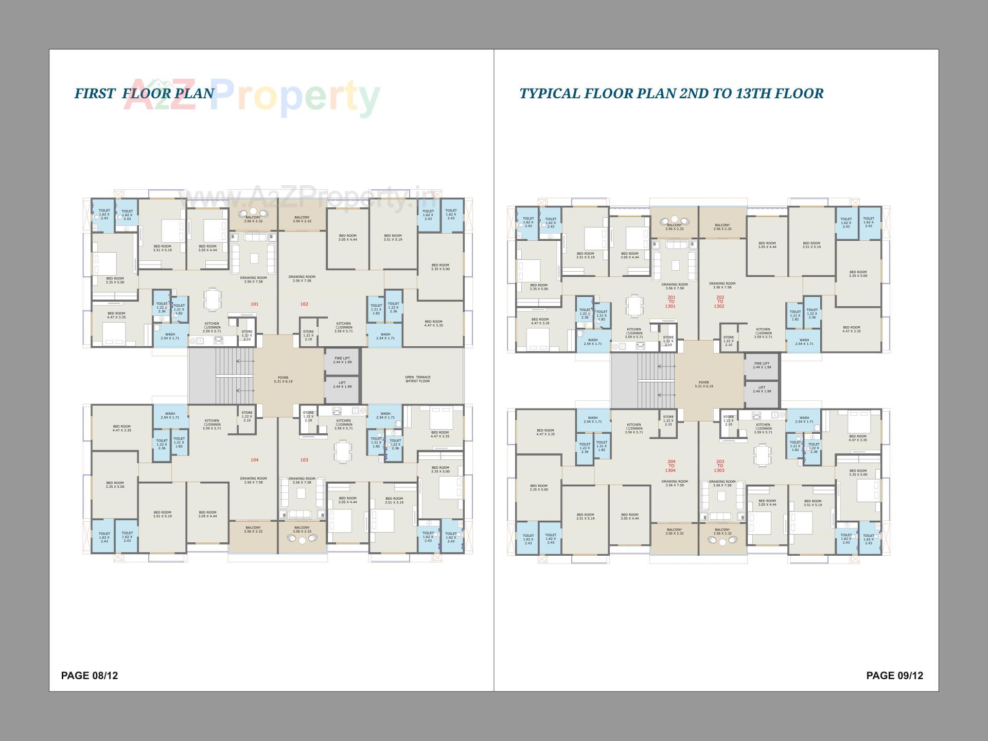 Layout of real estate project Radhe Atlantis located at Hathijan, Ahmedabad, Gujarat