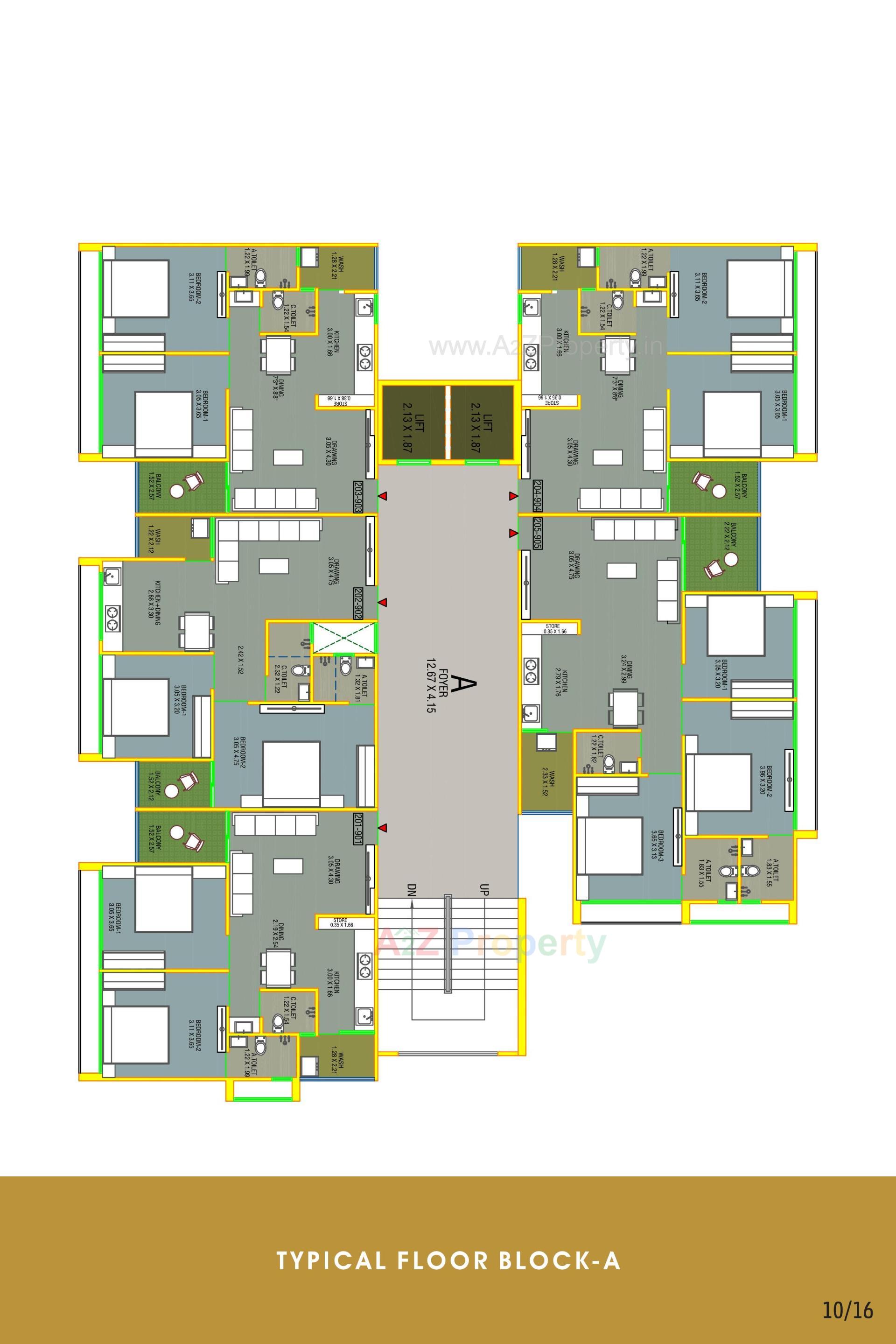 Layout of real estate project Radhe County located at Hathijan, Ahmedabad, Gujarat