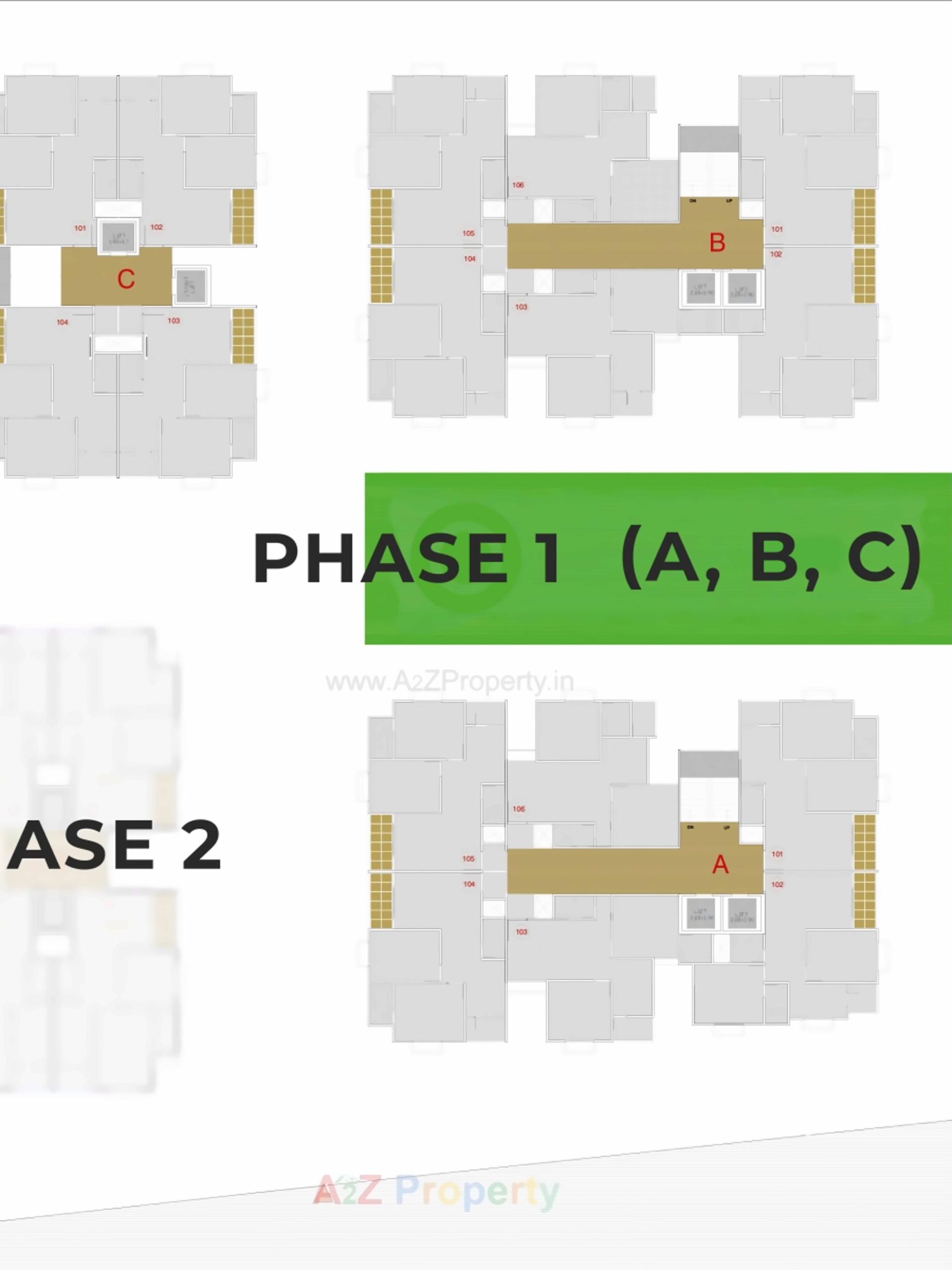 Layout of real estate project Radhe Elegance() located at Ahmedabad, Ahmedabad, Gujarat