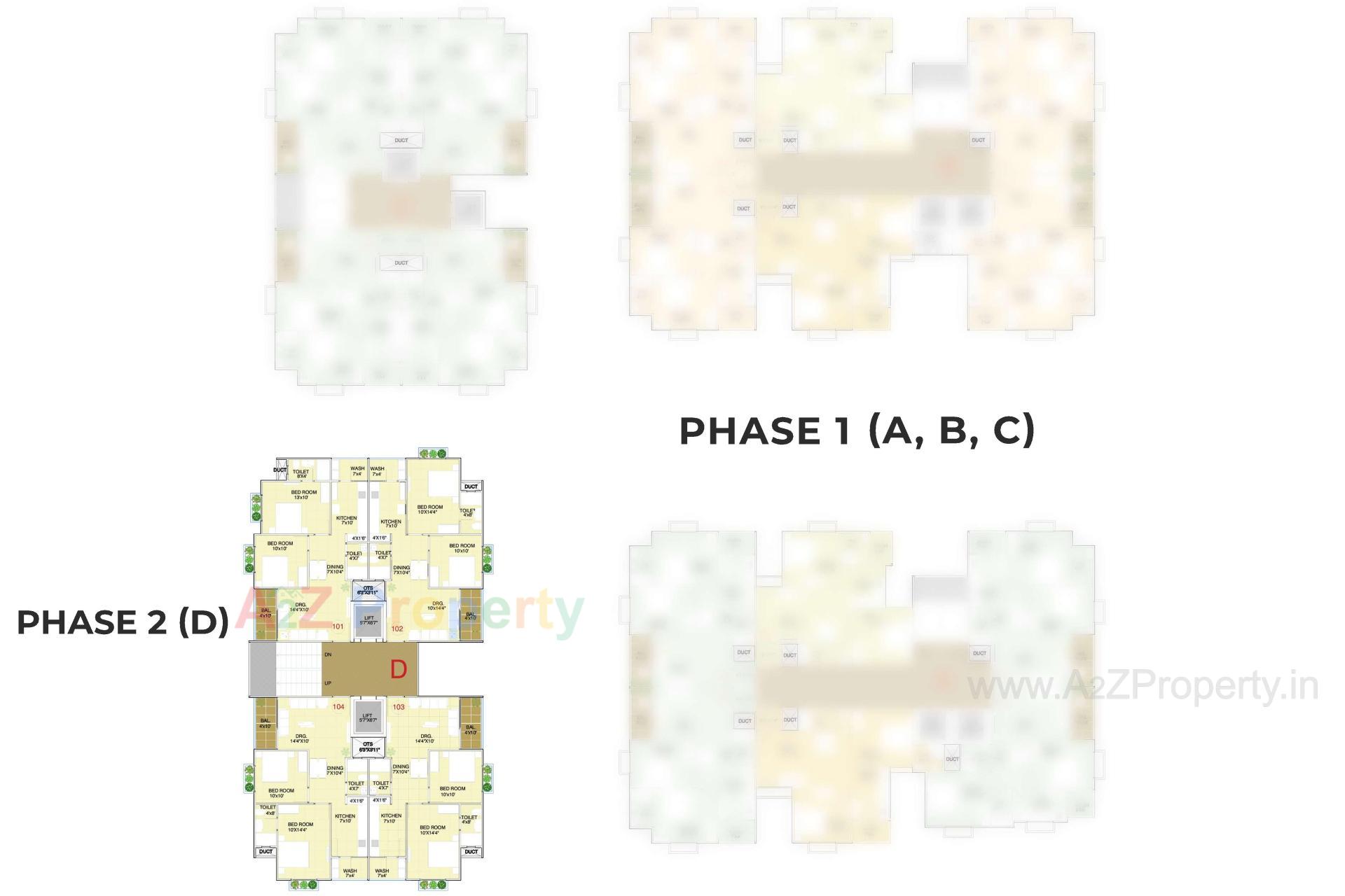 Layout of real estate project Radhe Elegance() located at Sanand, Ahmedabad, Gujarat