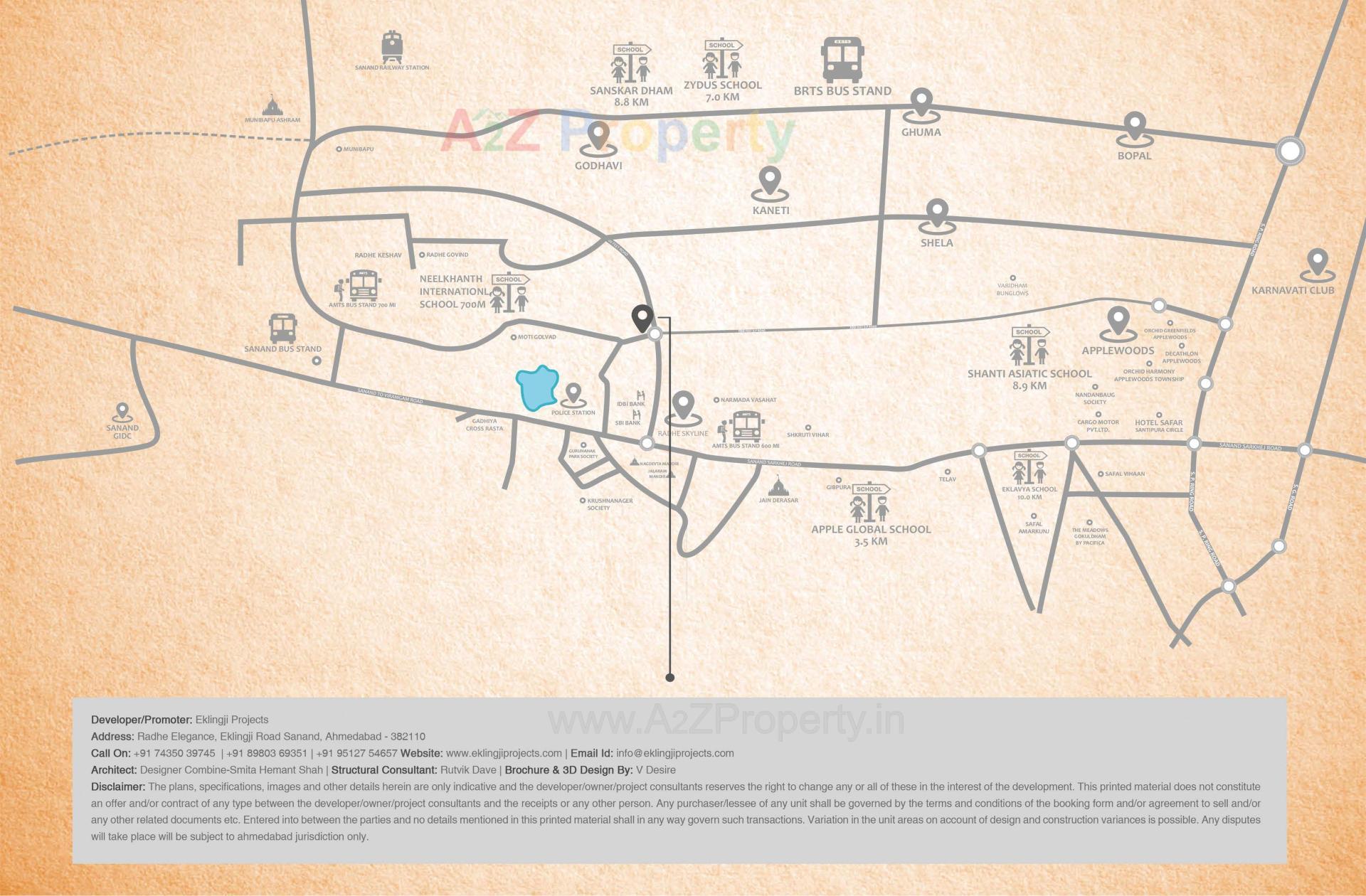  of real estate project Radhe Elegance() located at Sanand, Ahmedabad, Gujarat