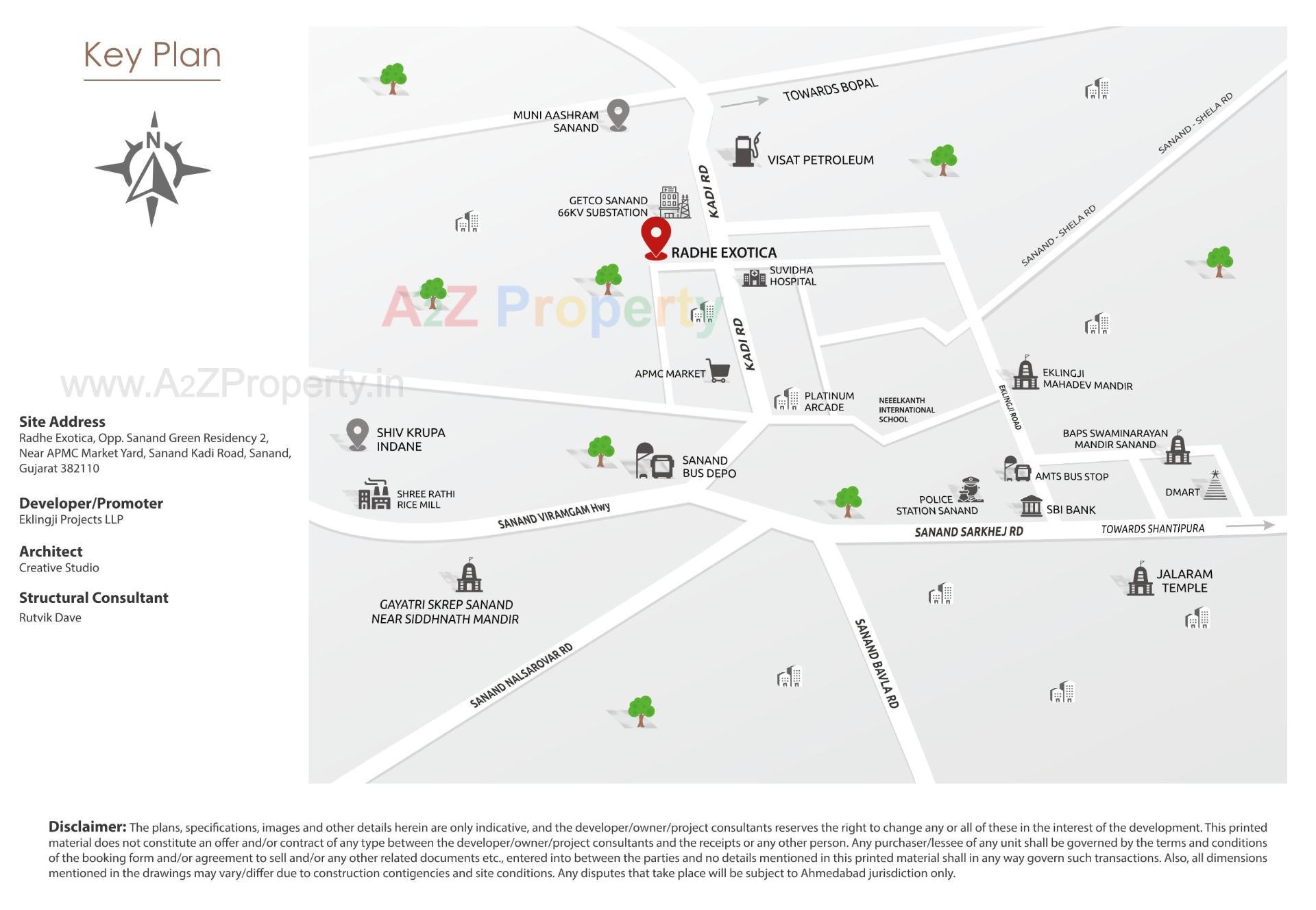  of real estate project Radhe Exotica located at Sanand, Ahmedabad, Gujarat
