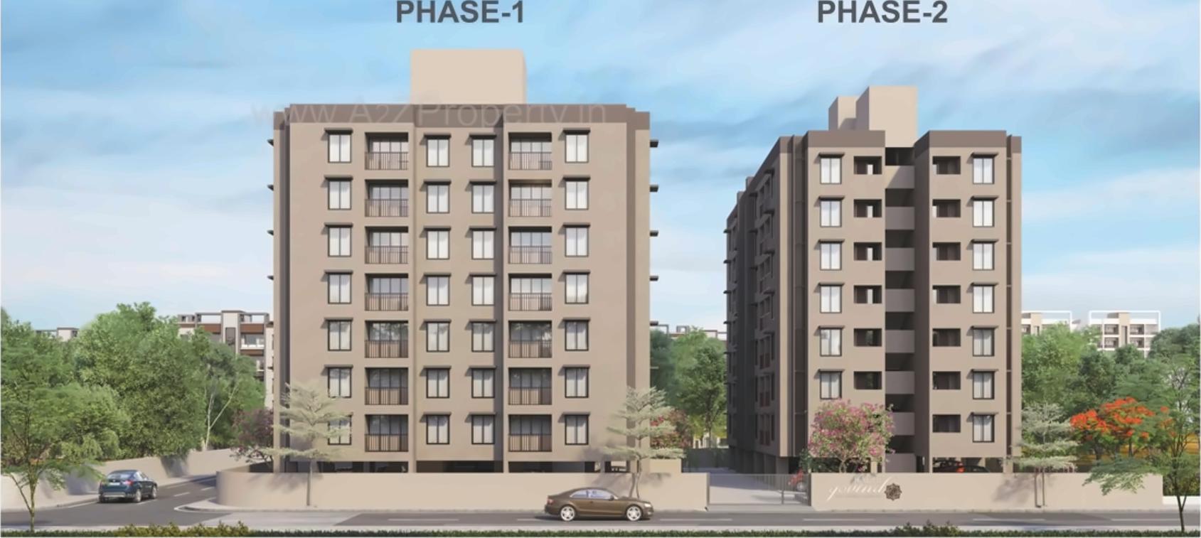 3D Elevation of real estate project Radhe Govind () located at Ahmedabad, Ahmedabad, Gujarat
