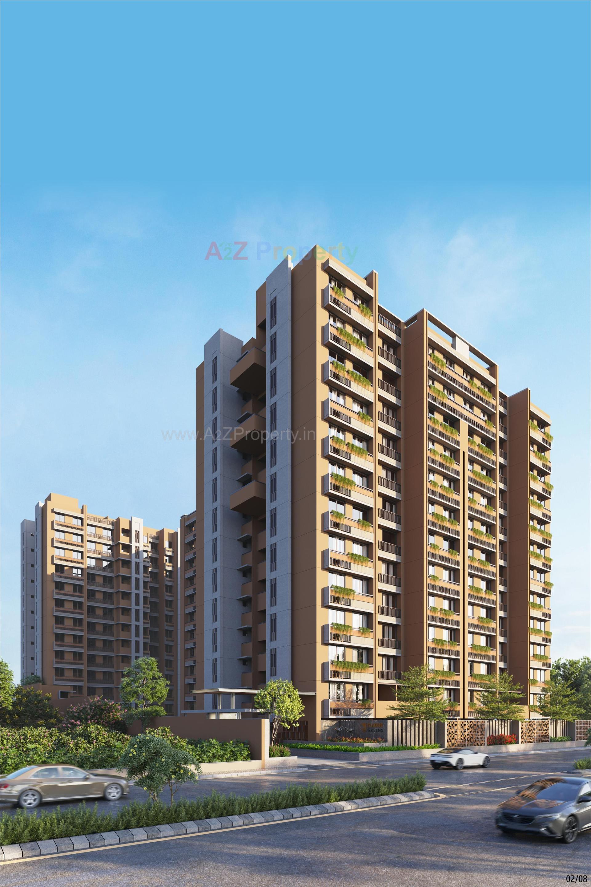 3D Elevation of real estate project Radhe Greens located at Ramol, Ahmedabad, Gujarat