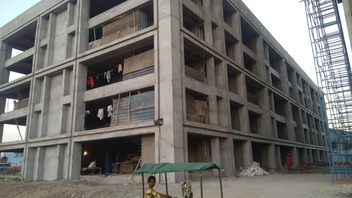 160643_const of real estate project Radhe Kishan Business Park located at Isanpur, Ahmedabad, Gujarat