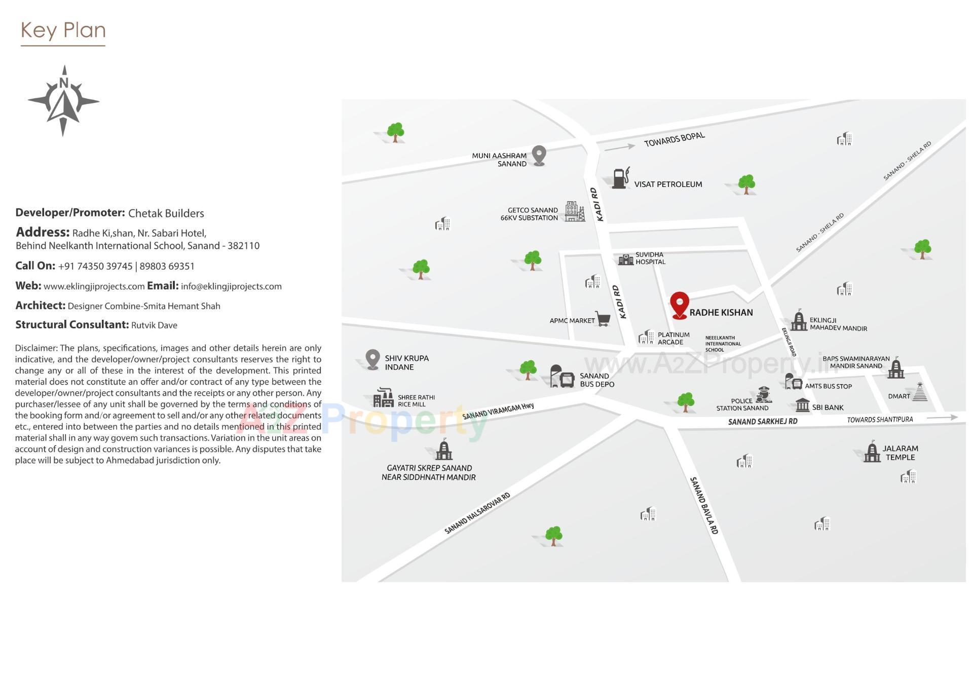  of real estate project Radhe Kishan located at Sanand, Ahmedabad, Gujarat