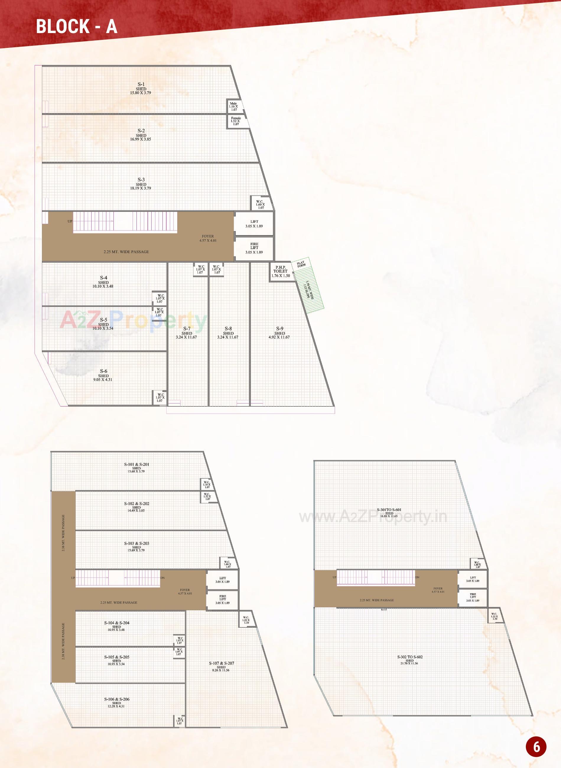 Layout of real estate project Radhe Krishna Gold  Industrial Estate located at Kathwada, Ahmedabad, Gujarat
