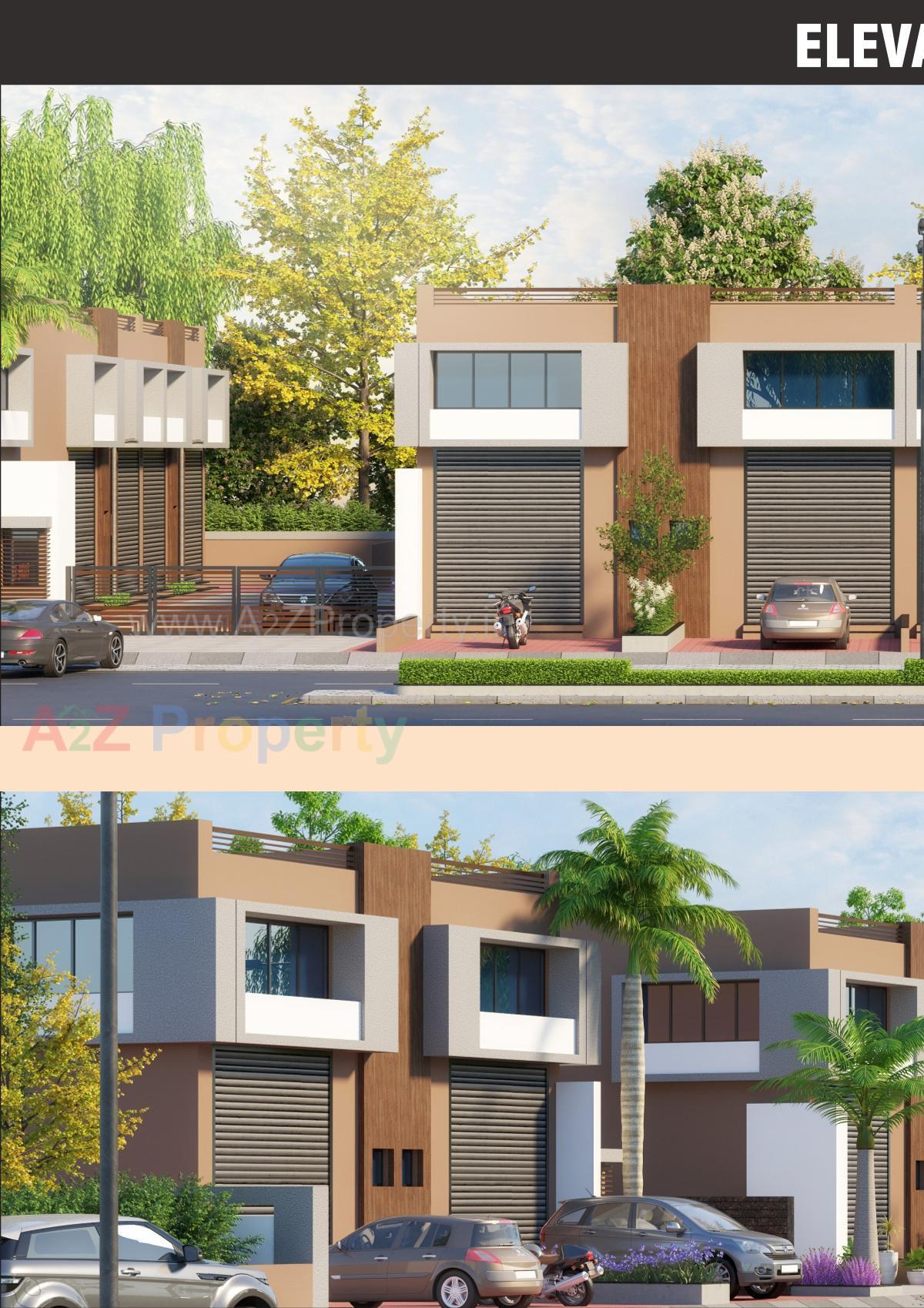 3D Elevation of real estate project Radhe Krishna Industrial Hub located at Kathwada, Ahmedabad, Gujarat