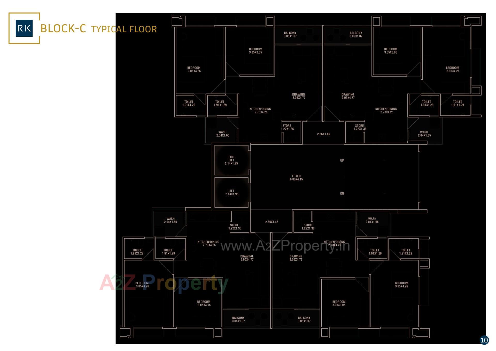 Layout of real estate project Radhe Krishna Lake View located at Vastral, Ahmedabad, Gujarat