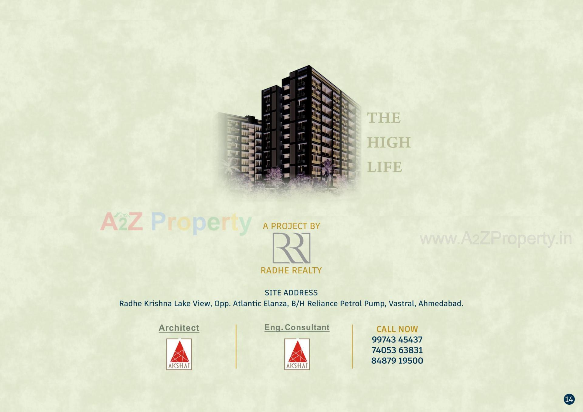  of real estate project Radhe Krishna Lake View located at Vastral, Ahmedabad, Gujarat