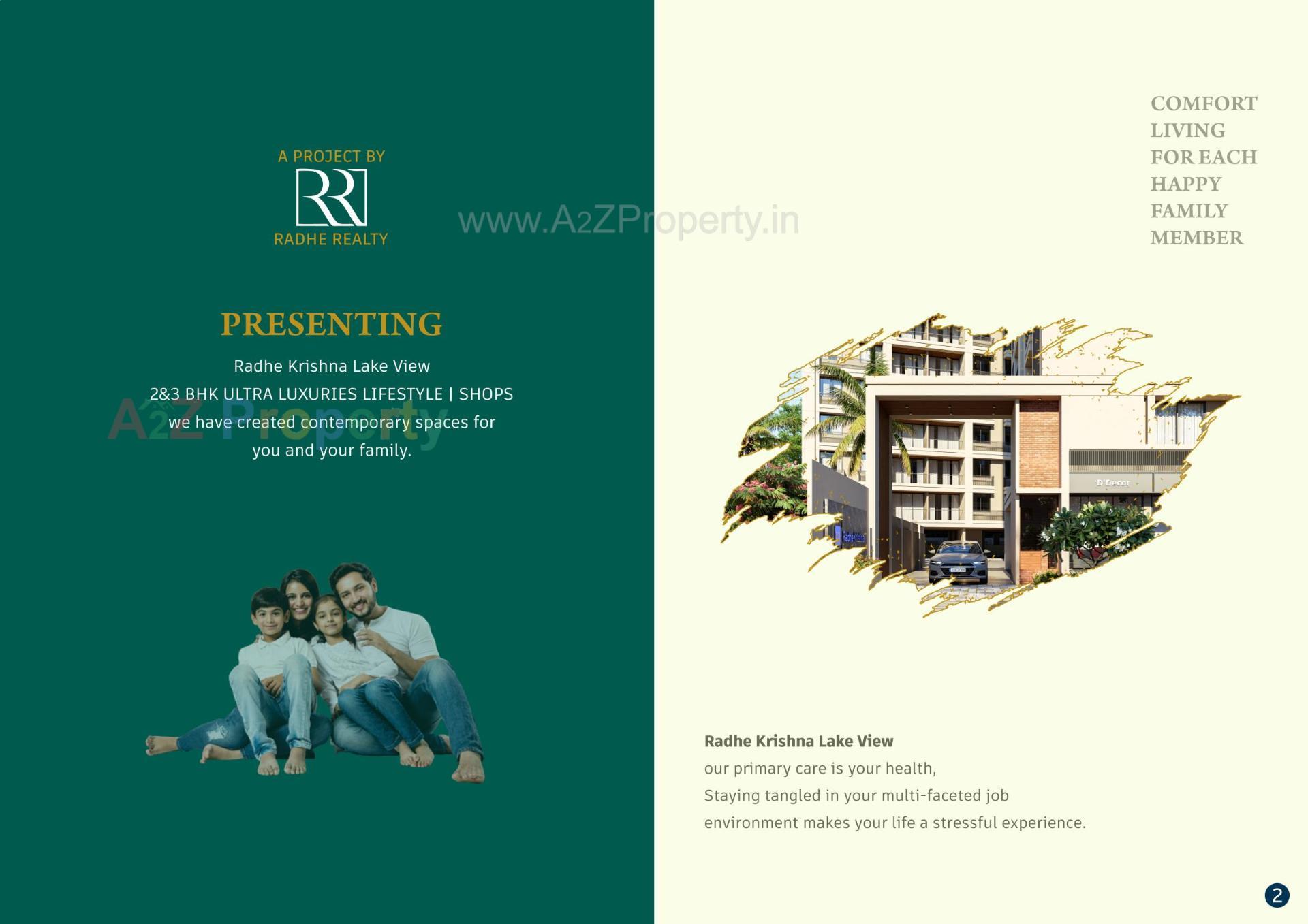  of real estate project Radhe Krishna Lake View located at Vastral, Ahmedabad, Gujarat