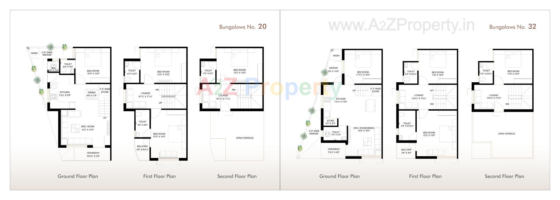 Layout of real estate project Radhe Lake View located at Hathijan, Ahmedabad, Gujarat