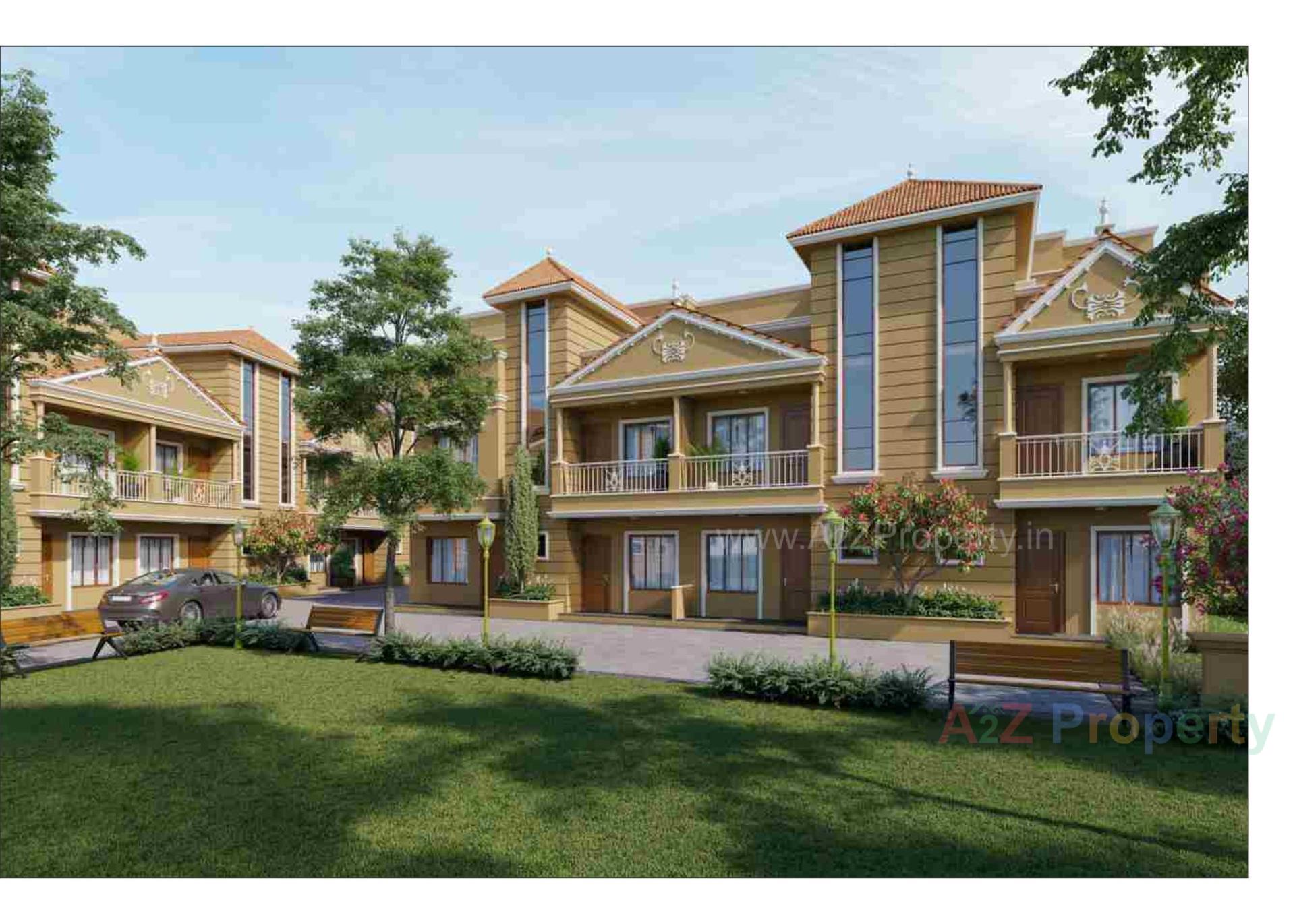 3D Elevation of real estate project Radhe Lake View located at Hathijan, Ahmedabad, Gujarat